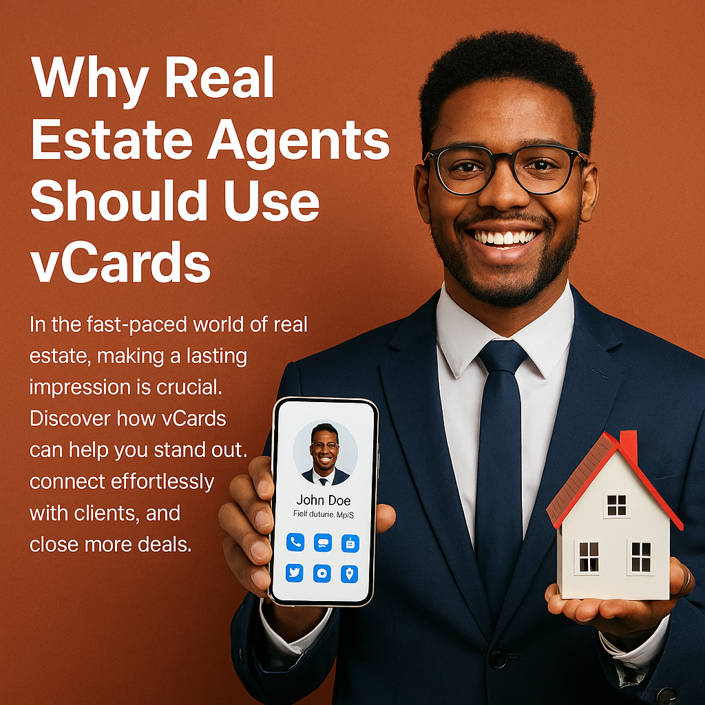 Why Real Estate Agents Should Use vCards: The Smart Way to Network and Close Deals